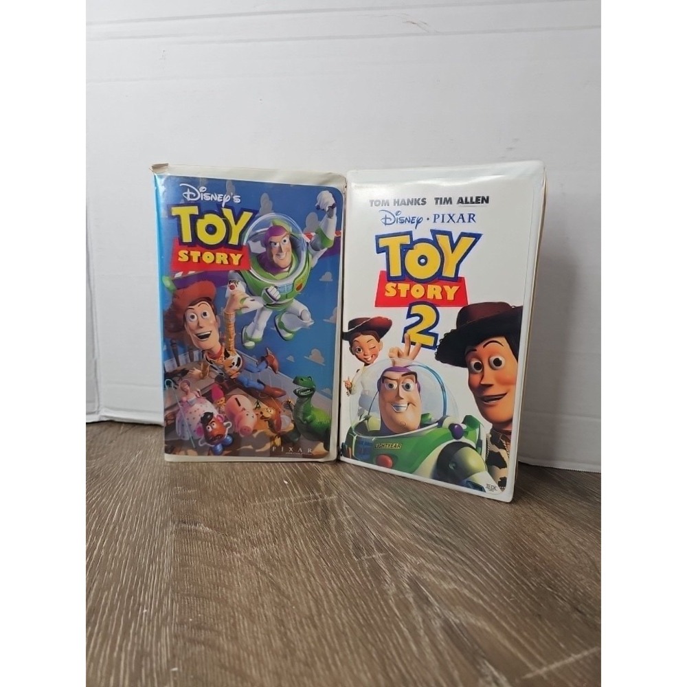 Disney Pixar Toy Story 1 and Toy Story 2  Bundle VHS Videotapes Lot Set